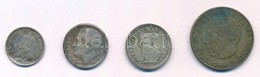 4db-os Vegyes Külföldi Ezüstpénz Tétel, Közte Kanada 1918. 5c Ag 'V. György' T:2-,3 Patina
4pcs Of Various Silver Coins, - Ohne Zuordnung