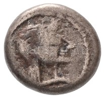 Kolkhisz Kr. E. V-IV. Század Ag Hemidrachma (2,06g) T:2,2- / 
Colchis 5th-4th Century BC Ag Hemidrachm 'Archaic Female H - Unclassified