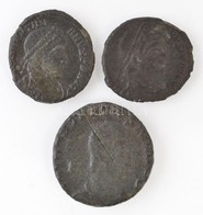 Római Birodalom 3db Klf Rézpénz, Közte 'Constantius Gallus', 'I. Valentinianus' T:2- K.
Roman Empire 3pcs Of Diff Copper - Unclassified