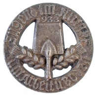 Német Harmadik Birodalom 1933. 'Jugend Im Kampf Um Arbeit Und Boden' Fém Jelvény (31mm) T:2 / German Third Reich 1933.   - Ohne Zuordnung