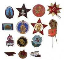 Szovjetunió 15db-os Kitűző és Jelvény Tétel, Közte Lenin Gyermek Korában T:1-
Soviet Union 15pcs Of Badges And Pins, Inc - Unclassified