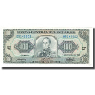 Billet, Équateur, 100 Sucres, 1992, 1992-12-04, KM:123, NEUF - Ecuador