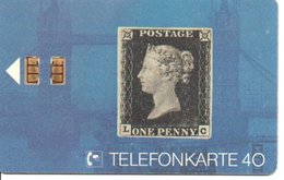 Timbre Stamp Reine Victoria Queen Télécarte Allemagne édition 1/1991 Phonecard  (G 187)) - E-Series: Editionsausgabe Der Dt. Postreklame