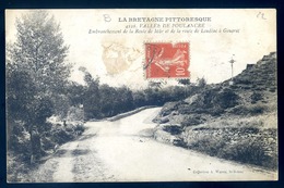 Cpa  Du 22 Vallée De Poulancre Embranchement De La Route De Mûr Et De La Route De Loudéac à Gouarec    LZ20 - Gouarec