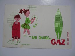 VIEUX PAPIERS - BUVARD : Eau Chaude ...GAZ - Electricity & Gas