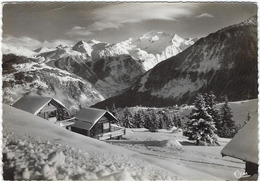 Delcampe - 73  Courchevel   Depuis Lejardin Alpin  Panorama Sur Moriond - Courchevel