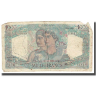 France, 1000 Francs, Cérès Et Mercure, 1946, 1946-10-03, TB, Fayette:41.06 - 1 000 F 1927-1940 ''Cérès Et Mercure''