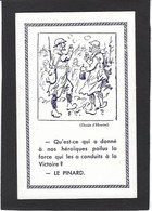 CPA Henriot Sur Le Vin Alcool Non Circulé Poilu Militaires - Henriot