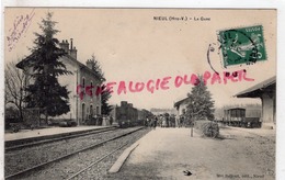 87 - NIEUL - LA GARE - EDITEUR MME RAGOUT 1909 - Nieul