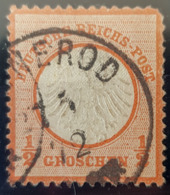 DEUTSCHES REICH 1872 - Canceled - Mi 14 - 1/2g Kleines Brustschild - Used Stamps