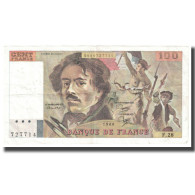 France, 100 Francs, Delacroix, 1980, TB, Fayette:69.04b, KM:154a - 100 F 1978-1995 ''Delacroix''