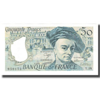 France, 50 Francs, Quentin De La Tour, 1989, NEUF, Fayette:67.14, KM:152d - 50 F 1976-1992 ''Quentin De La Tour''