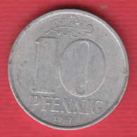 F7591 / - 10 Pfening - 1967 ( A ) - DDR Germany Deutschland Allemagne , Coins Munzen Monnaies Monete - 10 Pfennig