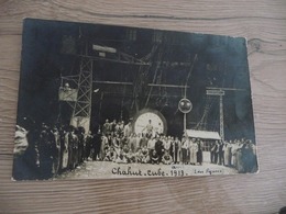 Carte Photo Cirque Troupe Chaut Cube 1913 - Circo