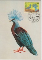 Nations Unies Genève Carte Maximum 1997 Oiseau 326 - Maximumkaarten