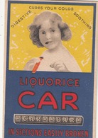 CPA   Publicitaire Liquorice CAR - Advertising