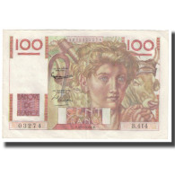 France, 100 Francs, 1951, 1951-11-02, SPL, KM:128d - 100 F 1945-1954 ''Jeune Paysan''