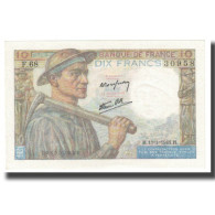 France, 10 Francs, Mineur, 1944, 1944-01-13, SPL, Fayette:8.10, KM:99e - 10 F 1941-1949 ''Mineur''