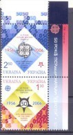 2006. Ukraine, 50y Of First Europa Stamp, 2v, Mint/** - Ukraine