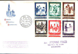 13331a)F.D.C.   Santificazione Dei Martiri Dell'Uganda - 16 Marzo 1965 - FDC