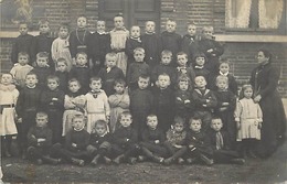 Themes Div-ref DD03- Carte Photo - Ecole - Ecoliers De Feignies - Ecole Communale - - Feignies