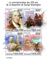 Togo. 2019  220th Memorial Anniversary Of George Washington. (0323a)  OFFICIAL ISSUE - George Washington