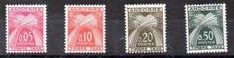 Serie De Andorra Francesa Tasas N ºYvert 42/45 ** Valor Catálogo 70.0€ OFERTA (OFFER) - Used Stamps