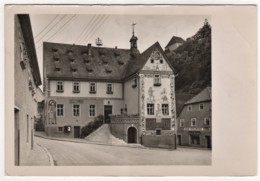 Ziegenrück - S/w Historisches Rathaus    Mit Ratskeller Und Geschäft Von Paul Meyer Und Kurt Grübe - Ziegenrück