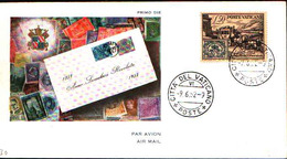 13378a)  F.D.C.   Centenario Dei Primi Francobolli Dello Stato Pontificio - 9 Giugno 1952 - FDC