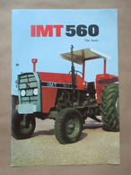 IMT 560 / 567 De Luxe Tractor Brochure,Prospect,Traktor,Industry Of Agricultural Machines,Tractors,Belgrade,Yugoslavia - Traktoren