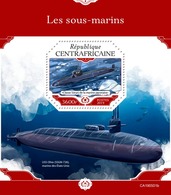 Central Africa. 2019  Submarines. (0501b)  OFFICIAL ISSUE - Submarines
