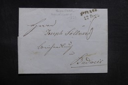 AUTRICHE - Lettre De Prag En 1843 , Voir Marque Postale - L 41639 - ...-1850 Voorfilatelie