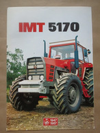 IMT 5170 / 5173 Tractor Brochure,Prospect,Traktor,Industry Of Agricultural Machines,Tractors,Belgrade,Yugoslavia - Tractores