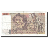 France, 100 Francs, 1994, TB, Fayette:69ter.2c, KM:154h - 100 F 1978-1995 ''Delacroix''