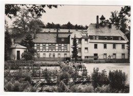 Wolkenstein Im Erzgebirge Warmbad - S/w Sanatorium 2   Parkanlagen Mit Badehaus - Wolkenstein