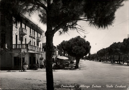 ! S/w Ansichtskarte Cesenatico, Albergo Eritrea, Viale Carducci, 1953, Taxe, Nachgebühr - Cesena