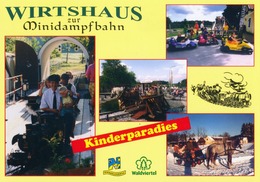 Kinderparadies Wirtshaus Zur Minidampfbahn (with Mini Zoo), AT - Horse, Attractions, People - Zwettl