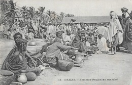 Dakar (Sénégal) - Femmes Peules Au Marché - Messageries Maritimes - Carte Dos Simple N° 113, Non Circulée - Senegal