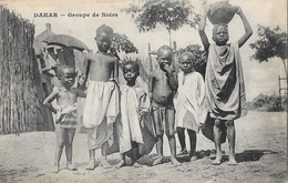 Dakar (Sénégal) - Groupe D'enfants Noirs - Carte Non Circulée - Sénégal