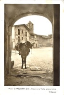 1951- C P Valls D'Andorra- Andorra La Vieja, Plaça Tipica De V. Claverol Affr.  12 F. - Storia Postale