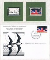 COCOS (KEELING) ISLANDS • 1982 • 125TH ANNIVERSARY ANNEXATION • Unhinged Stamp, Silver Replica Stamp + First Day Cover - Kokosinseln (Keeling Islands)