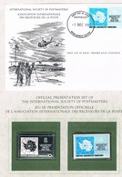 BRITISH ANTARCTIC TERRITORY • 1981 • ANTARCTIC TREATY • Unhinged Stamp, Silver Replica Stamp + First Day Cover - Gebraucht