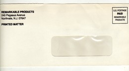 Enveloppe Port Payé U.S.A. ETATS UNIS Oblitération U.S. Postage PAID Remarkable Products - Storia Postale
