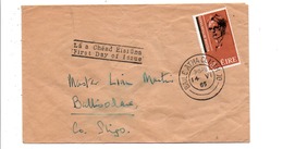 IRLANDE LETTRE INTERIEURE FDC DE BAILE ATHA CLIATH 1965 - Brieven En Documenten