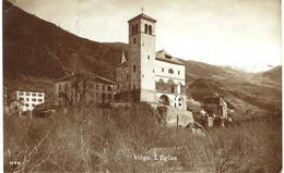 Suisse - Visp  Viège   L'église + Terrasse De L'église - 2 Cartes - Viège