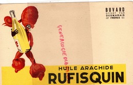 BUVARD HUILE ARACHIDE RUFISQUIN- DESMARAIS FRERES PARIS- HUILERIE - Drogerie & Parfümerie