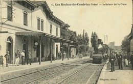 38 - Les Roches De Condrieu - Intérieur De La Gare - Other Municipalities