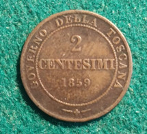 Toscana 2 Centesimi 1859 - Toscana