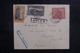 CONGO BELGE - Enveloppe De Charlesville Pour Bruxelles En 1928 Par Avion , Affranchissement Plaisant - L 41729 - Lettres & Documents