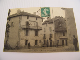 C.P.A.- St Saint Mamet (15) - Place La Gendarmerie - 1910 - SUP (CN 41) - Saint-Mamet-la-Salvetat